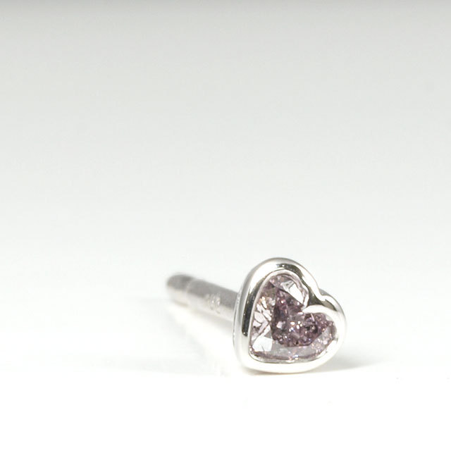 ア*ヤ様 本物保証 × 限定1点　Pt900 天然ダイヤモンド0.25ct 片耳 楽天市場】軸太0.8mm ロングポスト12mm 天然ダイヤモンド 一粒