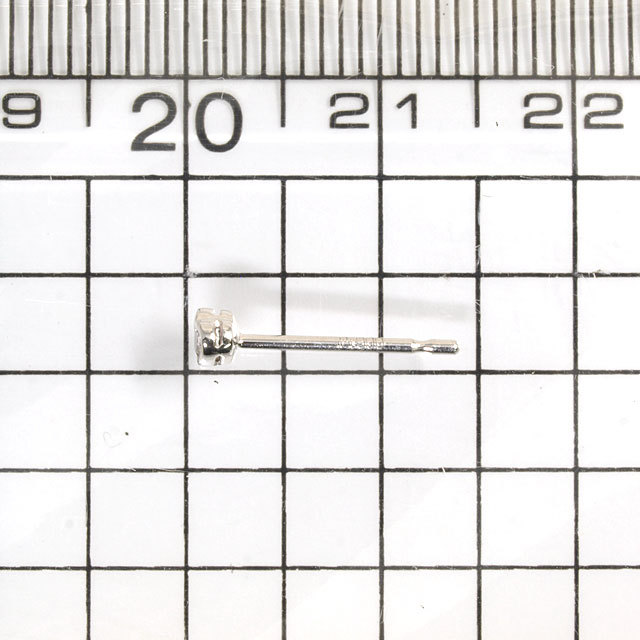 トリート ファンシー ブルー ダイヤモンド SI-2 プラチナ手作り片耳ピアス fit=scale-down,w=1200