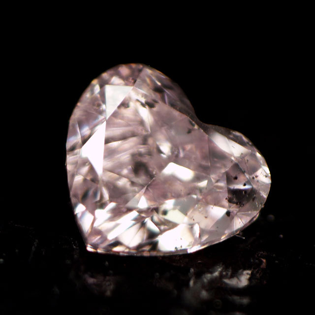 天然ピンクダイヤモンド ルース 0.034ct 【 小さな小さなハート  