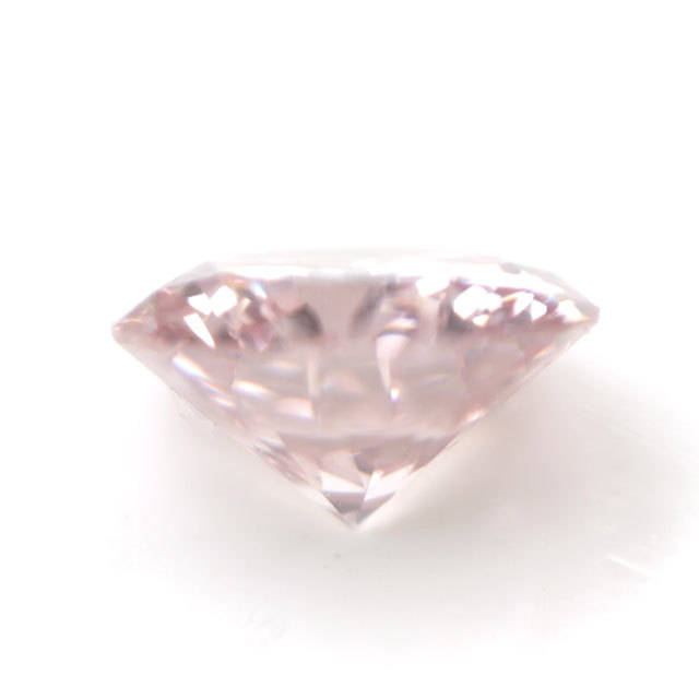 天然ピンクダイヤモンドルース (裸石) 0.077ct, Fancy Purplish Pink 