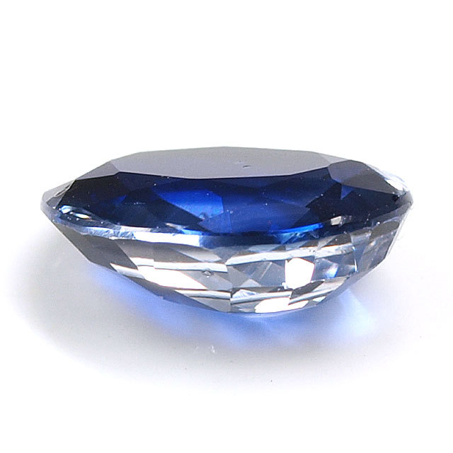 ブルー・サファイヤ ルース(裸石) 0.988ct, オーバル 