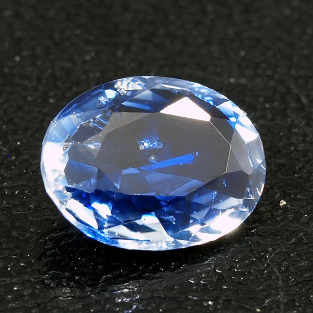 ブルー・サファイヤ ルース(裸石) 0.988ct, オーバル 