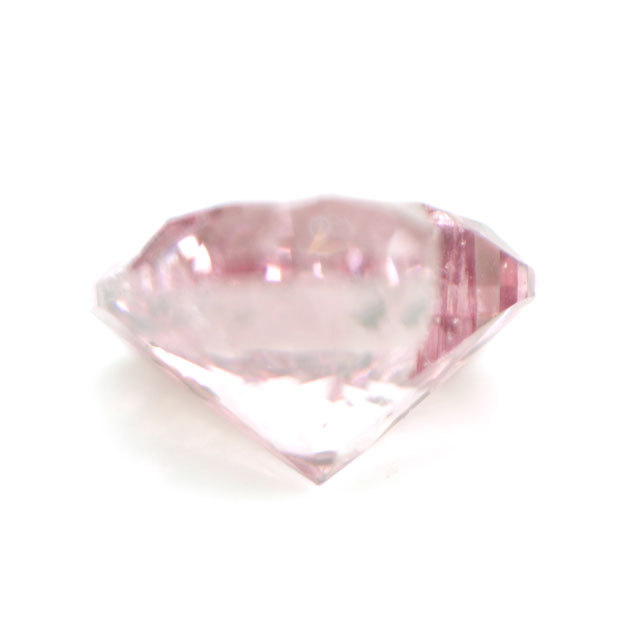 天然ピンクダイヤモンド ルース(裸石) 0.043ct, Fancy Intense