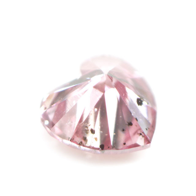 天然ピンクダイヤモンド ルース(裸石) 0.043ct, Fancy Intense