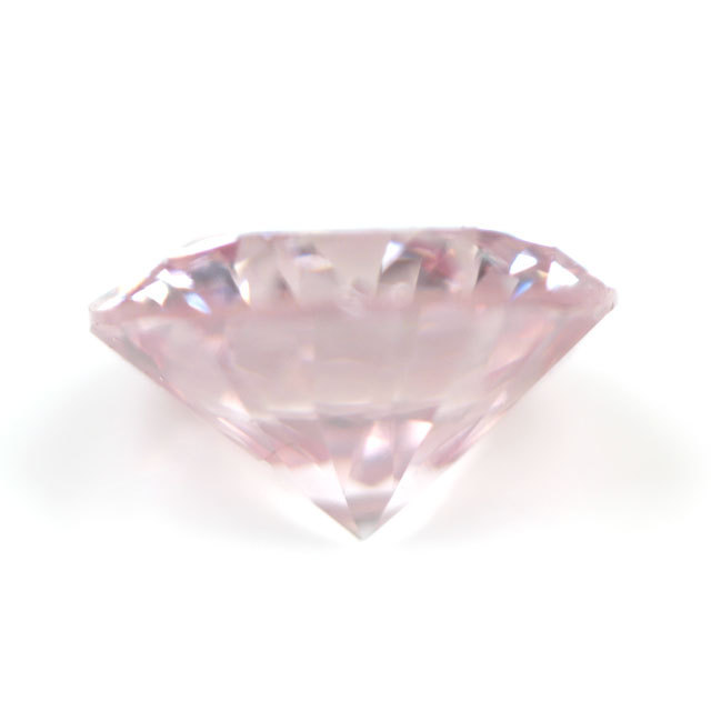 天然ピンクダイヤモンドルース (裸石) 0.084ct, Fancy Purplish Pink 