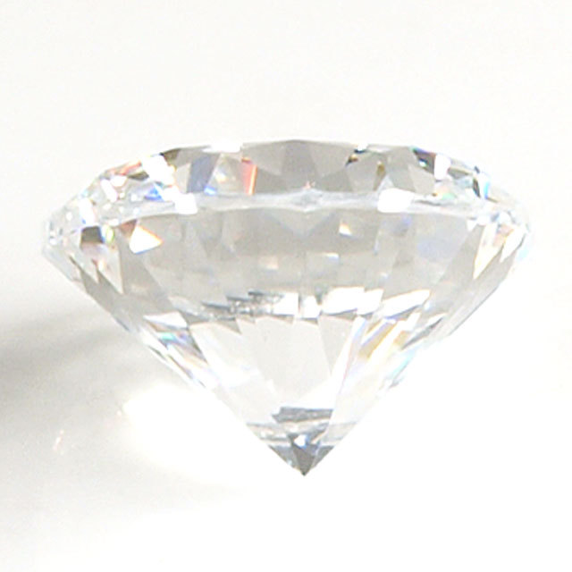 合成キュービックジルコニア ルース(裸石) 1.890ct, 無色 【日本宝石