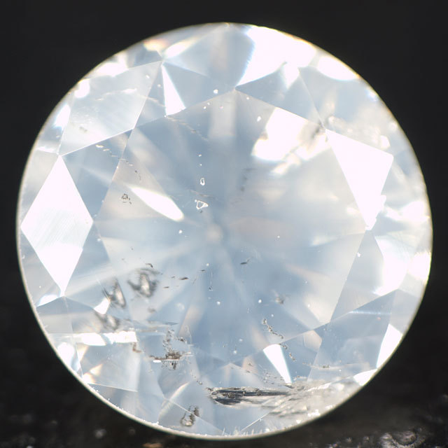 天然ホワイトダイヤモンド ルース(裸石) 0.613ct, Fancy White 
