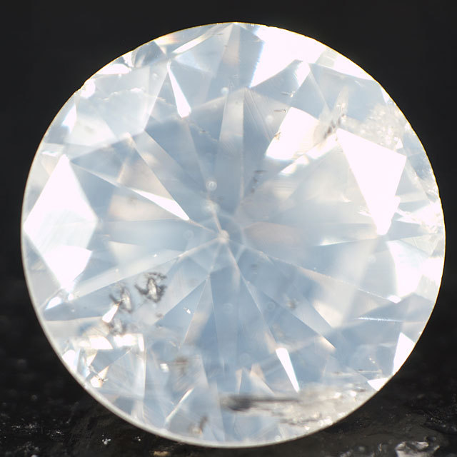 天然ホワイトダイヤモンド ルース(裸石) 0.613ct, Fancy White 