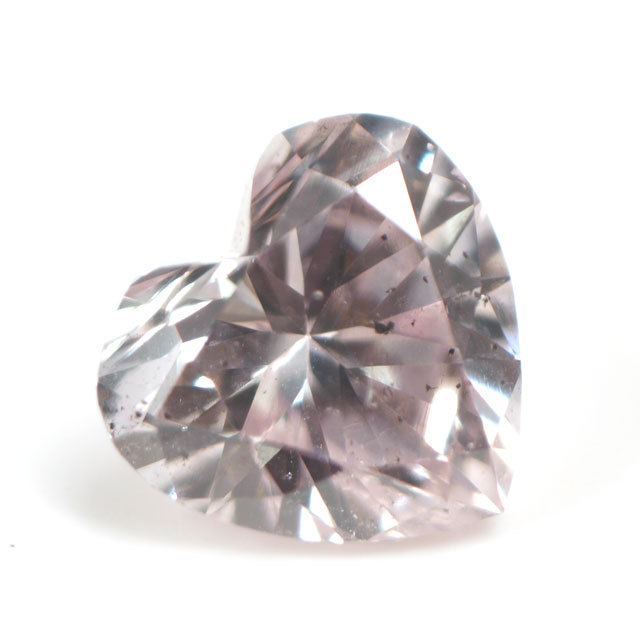 天然ピンクダイヤモンド ルース(裸石) 0.080ct, ライト・パー