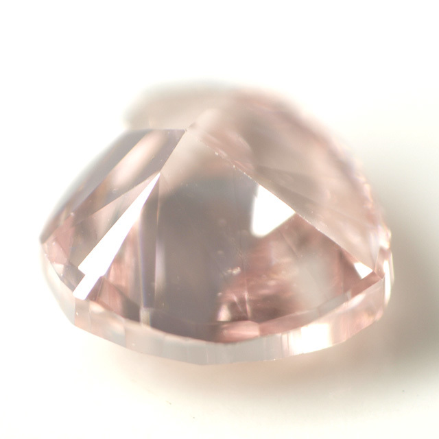 天然ピンクダイヤモンドルース (裸石) 0.091ct, Fancy Pink  