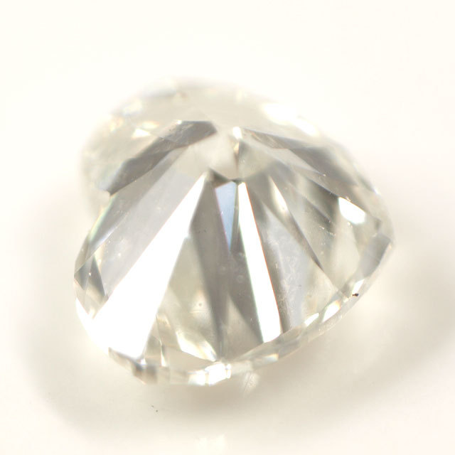 天然ダイヤモンド ルース(裸石) 0.090ct, Gカラー, VVS-2, ハート 
