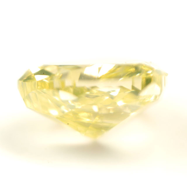 天然イエローダイヤモンド ルース(裸石) 0.165ct, ファンシー 