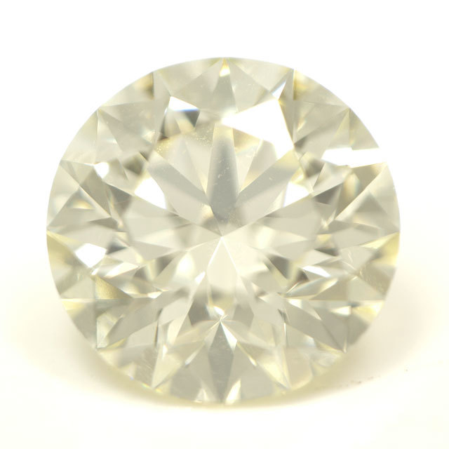 P-Qカラー 】 天然イエローダイヤモンド ルース(裸石) 0.257ct, VS-1 