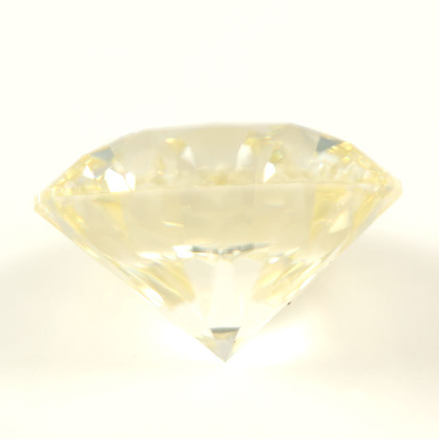 P-Qカラー 】 天然イエローダイヤモンド ルース(裸石) 0.257ct, VS-1 