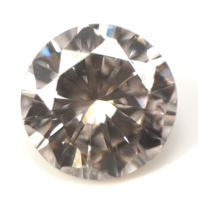 天然ブラウンダイヤモンド ルース(裸石) 0.056ct, VS-2, Very Light 