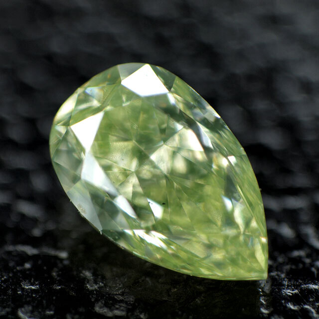 天然グリーンダイヤモンド ルース ( 裸石 ) 0.127ct, ファンシー 