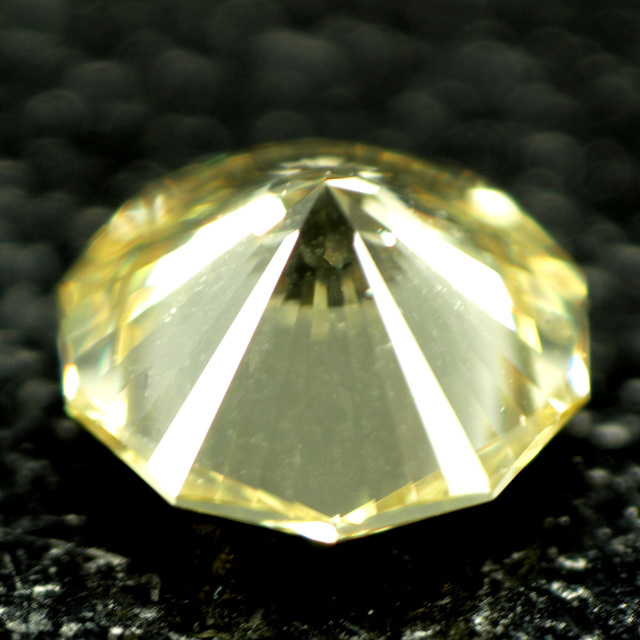 天然イエローダイヤモンド　ルース 天然イエローダイヤモンド ルース(裸石) 0.097ct, Fancy Deep