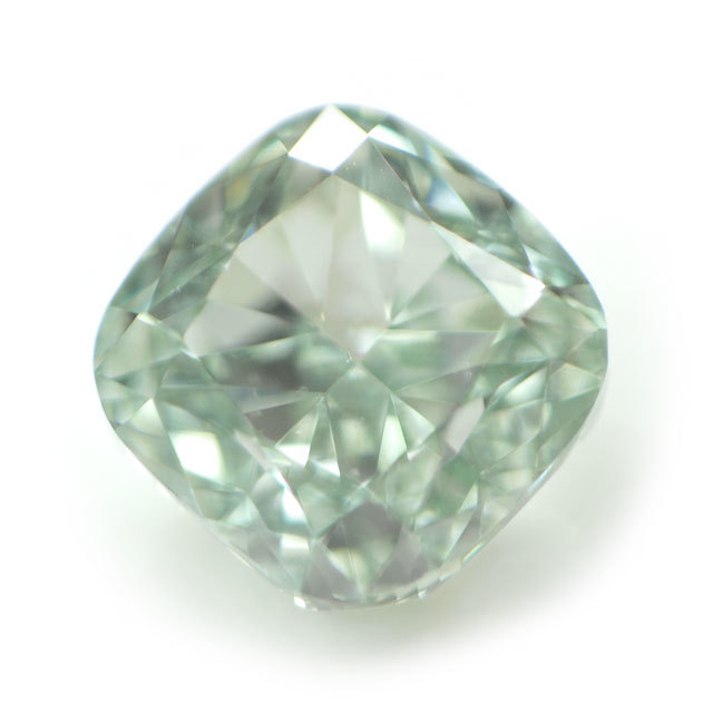 天然グリーンダイヤモンド ルース(裸石) 0.056ct, Fancy Green 