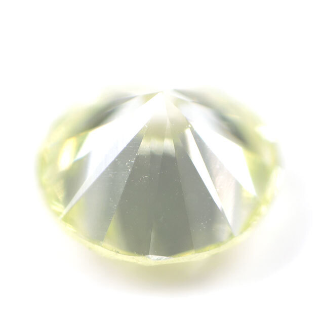天然グリーンダイヤモンド ルース ( 裸石 ) 0.094ct, Fancy Light