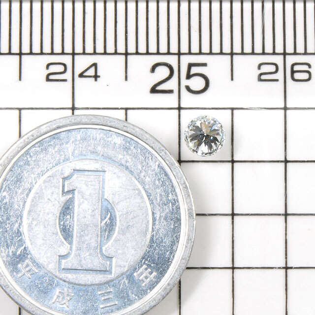 天然ブルーダイヤモンド ルース ( 裸石 ) 0.214ct, Faint Green Blue  