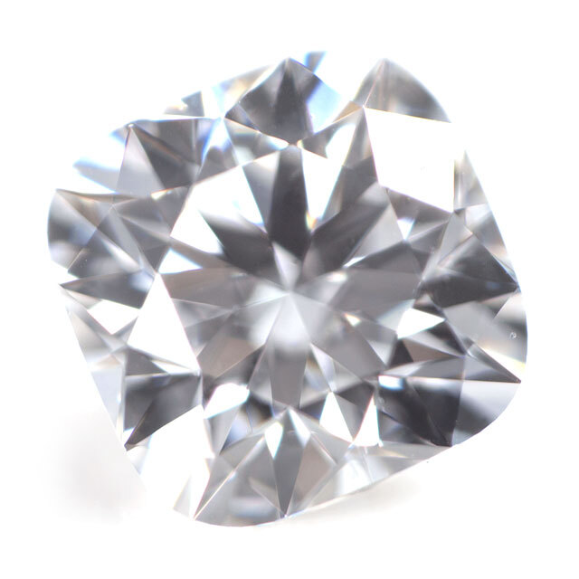 天然ダイヤモンド ルース(裸石) 0.212ct, Dカラー, VVS-1, クッション