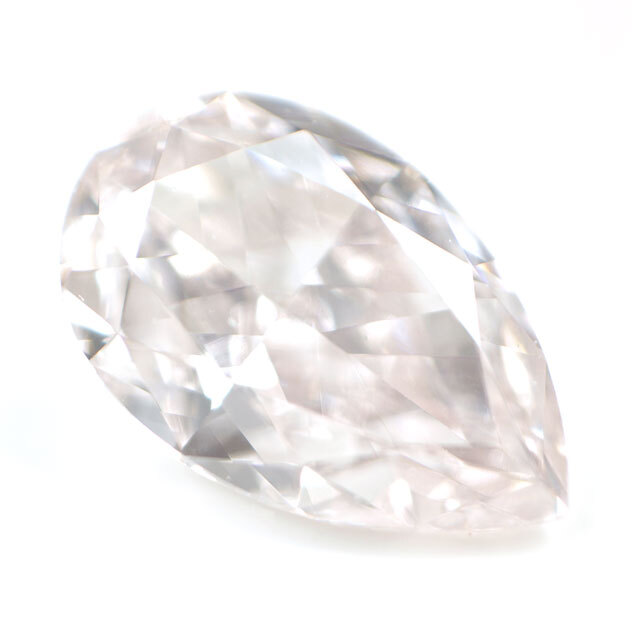 天然ピンクダイヤモンド ルース (裸石) 0.179ct, Light Pink, VS-1