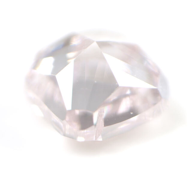 天然ピンクダイヤモンド ルース (裸石) 0.083ct, Light Purplish Pink 