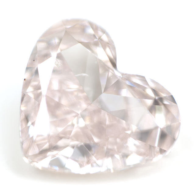 天然ピンクダイヤモンド ルース (裸石) 0.180ct, Light Pink, SI-1 