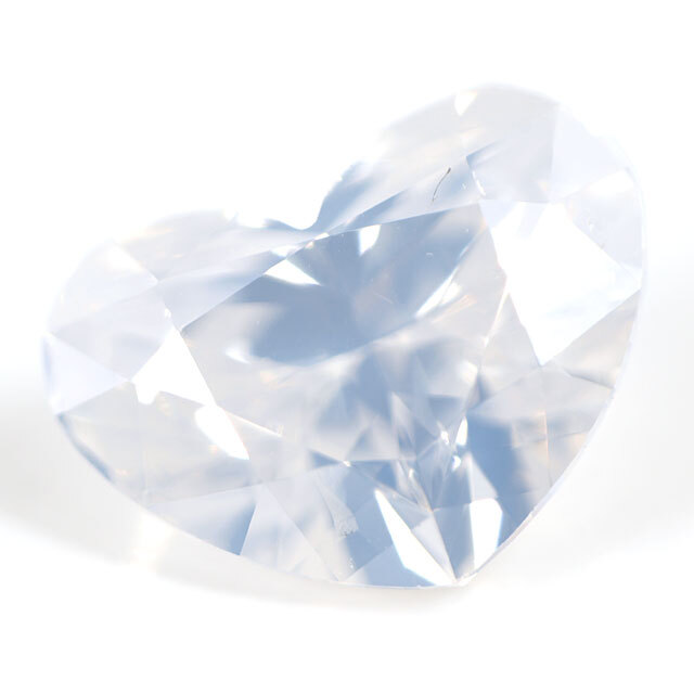 Type-2A Fancy White天然ファンシーホワイトダイヤ0.068ct 天然ホワイトダイヤモンド ルース(裸石) 0.097ct, Fancy White