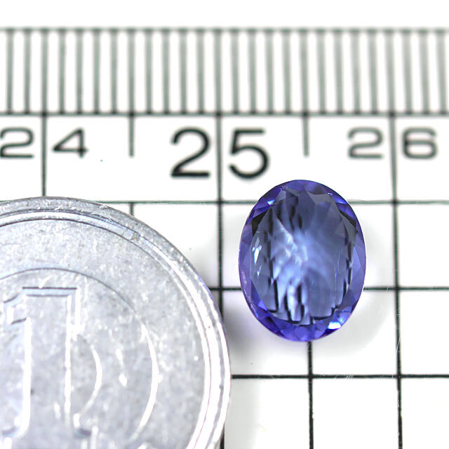 中央宝石研究所 天然 ゾイサイト タンザナイト 1.331ct ルース 