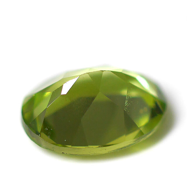ペリドット ルース(裸石) 1.25ct, オーバル(楕円形) (ペリドート/橄欖 