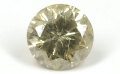 天然ダイヤモンド ルース(裸石) 0.652ct, Fancy Brownish Greenish Yellow, I-2, Round Brilliant Cut, Strong Yellow, 中央宝石研究所