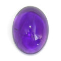 アメジスト ルース 3.451ct, オーバル・カボション・カット, 日本宝石科学協会 ( アメシスト,カボッション・カット )