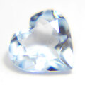 アクアマリン ルース 0.308ct, ハート・シェイプ, 日本宝石科学協会ソーティング付