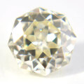 通称:インペリアルサンカット 正八角形 73面体(74面体) 天然イエローダイヤモンド ルース 0.315ct Under N ( Very Light Yellow ) VS-1 中央宝石研究所