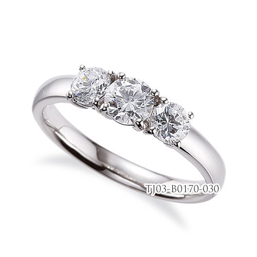 婚約指輪(エンゲージリング) セミオーダー 【ラウンド】 【 0.3ct 0.4ct 0.5ct 0.6ct 対応 】 TJ03-B0170