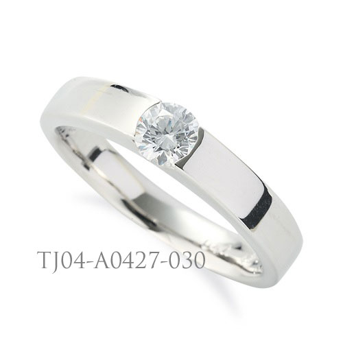 婚約指輪( エンゲージリング ) セミオーダー 【ラウンド】 【 0.05ct 0.1ct 0.2ct 0.3ct 0.5ct 0.7ct 1.0ct 1.5ct 対応 】 TJ04-A0427