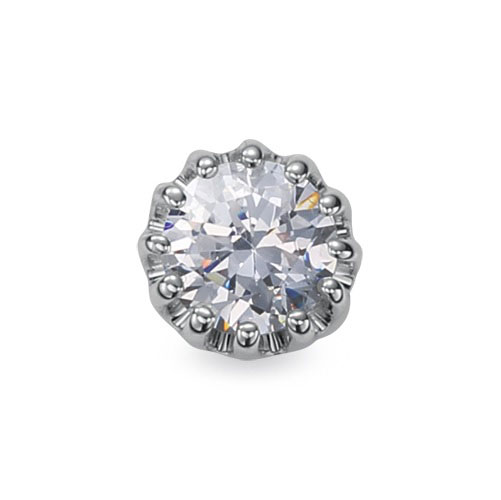 ダイヤモンド ペンダントネックレス加工 0.276ct, 18金ホワイトゴールド, TJ14-A0175
