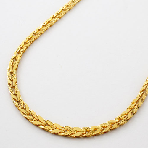 純金 ネックレス チューリップ グラデーション リバーシブル　0179-NG08