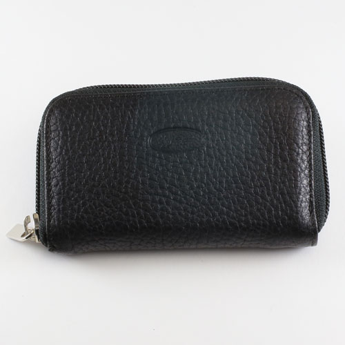 【送料無料】【イタリア製】【Sani Gualtiero/サニガルティエロ社】キーケース/鍵入れ レザー/エルク皮/鹿革 ブラック/黒色　0716-TO13