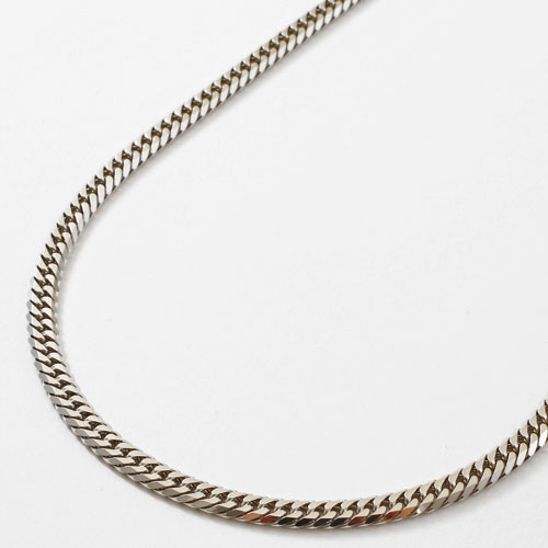 プラチナ キヘイ ネックレス ダブル6面カット 喜平 チェーン 50cm Pt850 造幣局刻印　0894-FJ09