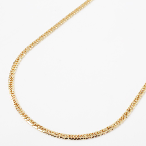 18金 6面カットキヘイ チェーン 造幣局検定刻印入　0965-NG09