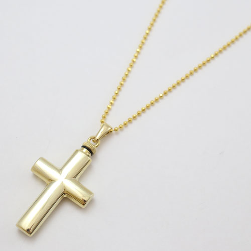 14金 カロートペンダント リバーシブル クロス MERZ ゴールド　0978-PS09