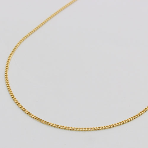 18金 ネックレス 2面カット 喜平 チェーン 50cm 3.8ｇ 造幣局検定 Ｋ18 刻印　1284-NG10