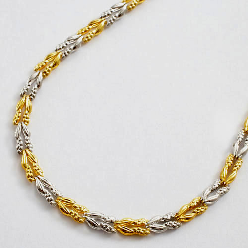 純金 純プラチナ コンビ ブレスレット ラン　1738-BC11