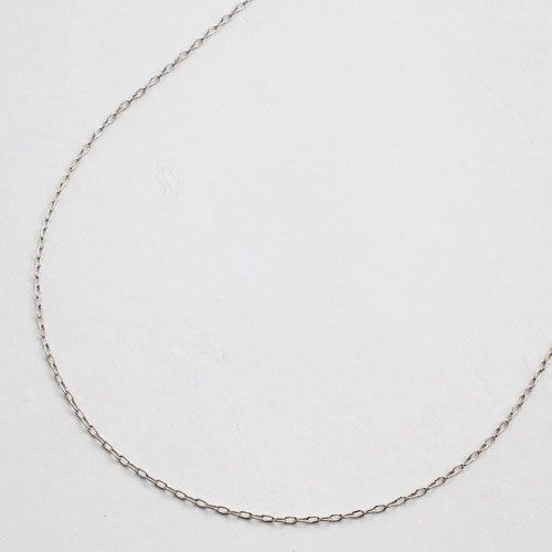 プラチナ ネックレス フリーサイズ 小豆 チェーン Pt850刻印入り 45cm 1.1g　1748-NP11