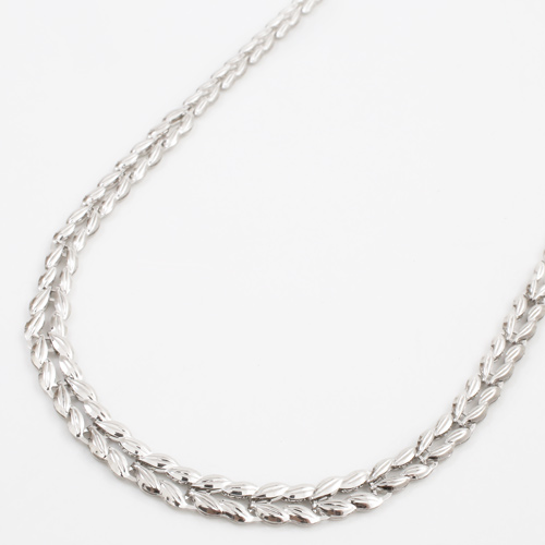 純プラチナ　ネックレス　グラデーション＆リバーシブル　45cm　7.4g 1772-NG11