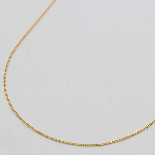 10金 キヘイ ネックレス K10YG 40cm0.6g グルメッタチェーン　2159-NG14