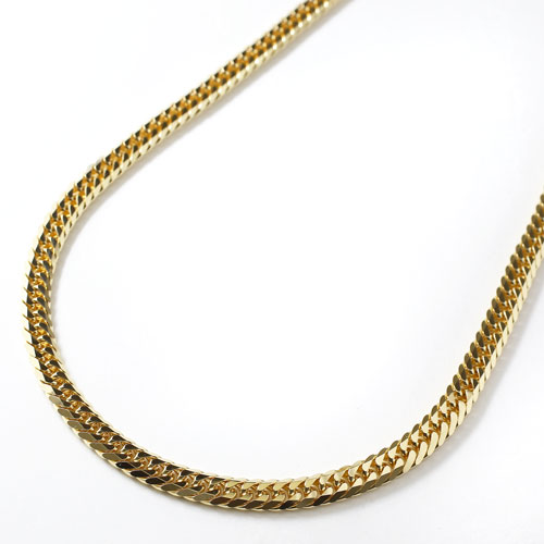 18金 6面カットキヘイ チェーン 造幣局検定刻印入　3596-PW17