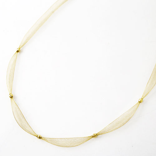 18金/K18 スライド式 ミラーボール  アレンジ　45cm　3770-NM18